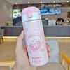 380ML Stainless Steel Insulated Cup Cartoon Kid's Straw Cup Portable Student Mug Outdoor Sport Mug
