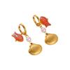 Beach Wind Titanium Steel Earrings for Women - Luxurious High-End Style - Dolphin and Star Pendant Earrings - Ocean Earrings