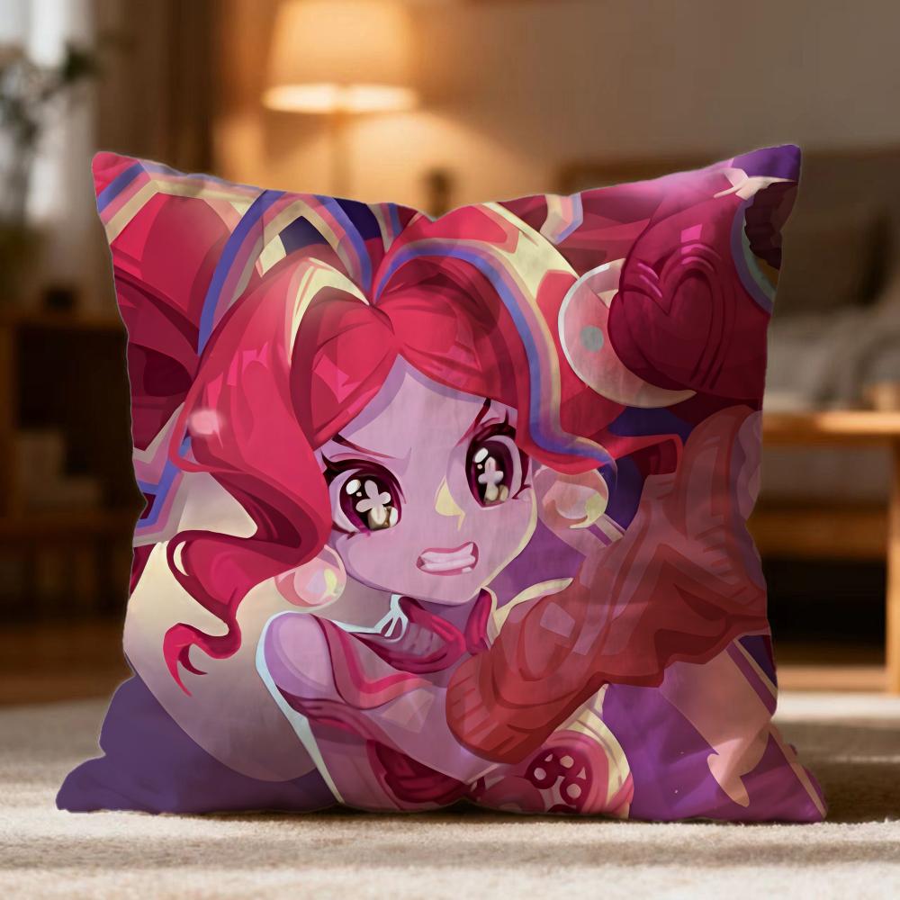 Popular D-DDislyte Cushion Cover Soft Washable Pillow Case Multi-Scene for Couch Bed Travel Office Use