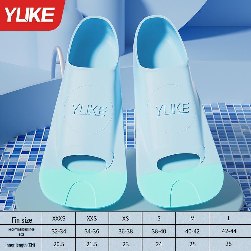 Unisex Silicone Swimming Fins for Adults & Kids - Ideal for Diving, Breaststroke, Freestyle Training