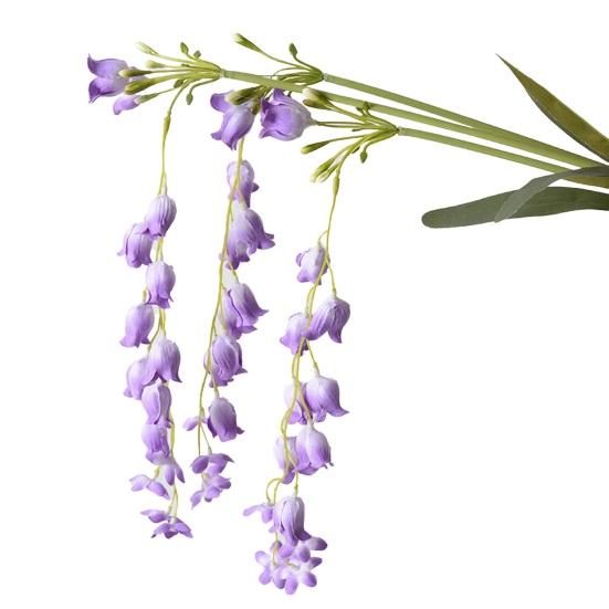 42,5" Langer Maiglöckchen-Stiel Künstliche Hängende Maiglöckchen-Blumen-Girlande für Hohe Vase Hochzeitsveranstaltung Veranda Gartenraum Hintergrunddekoration