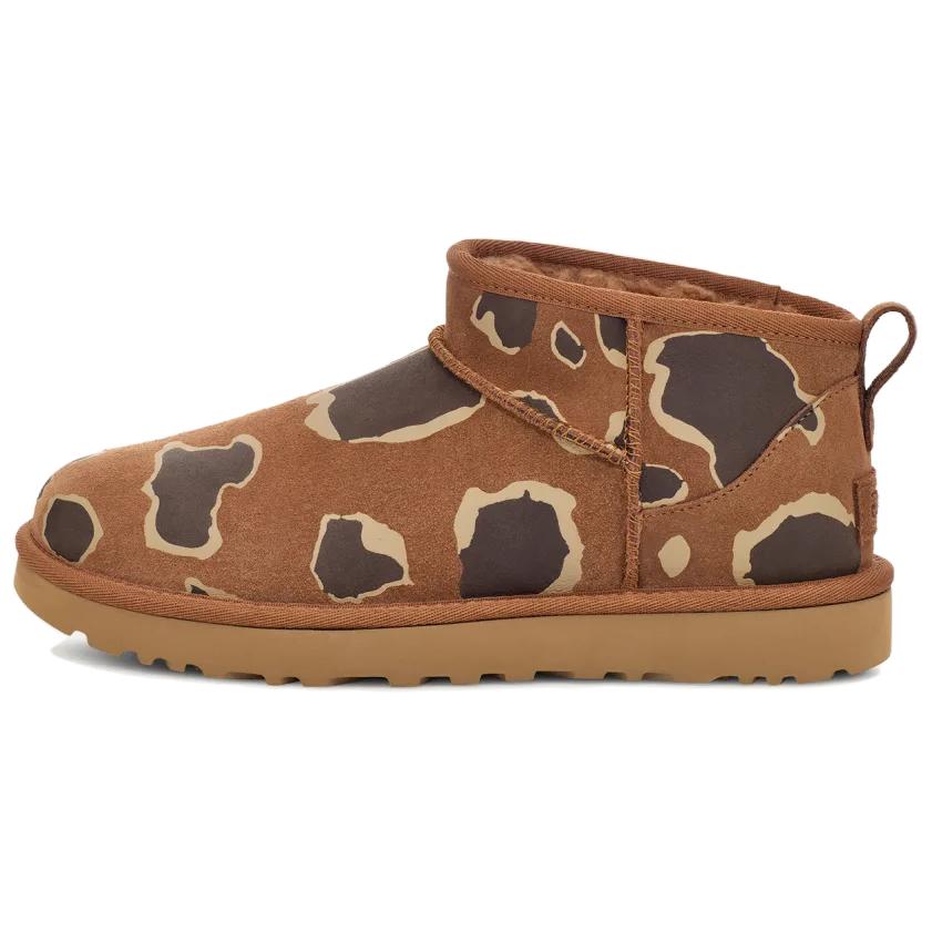 UGG Klassisk Ultra Mini Appaloosa Mote Komfortable Korte Snøstøvler Dame støvler 1166890-CRBO