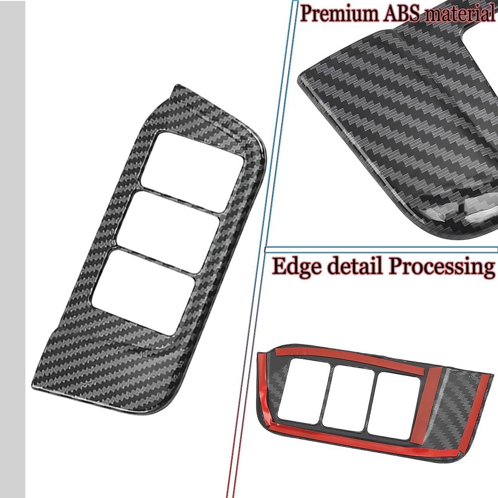 1PCS Car Headlight Switch Buttons Panel Cover Trim for Honda CRV 2024 2025 2026 - ABS Carbon Fiber Sport Interior Accessories