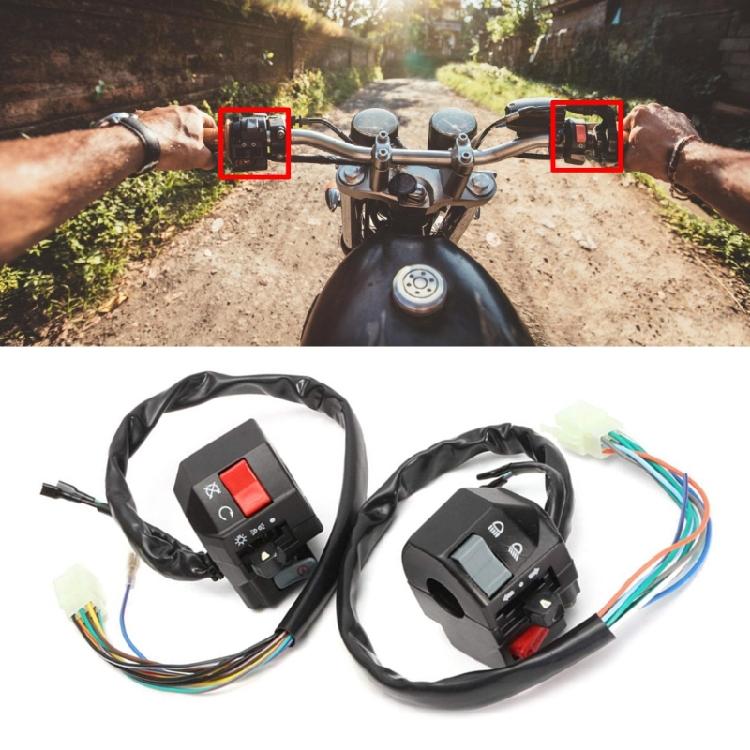 Efficient Motorcycle Headlight Off Button Switches High Sensitivity Precise Control Riding Enhancement