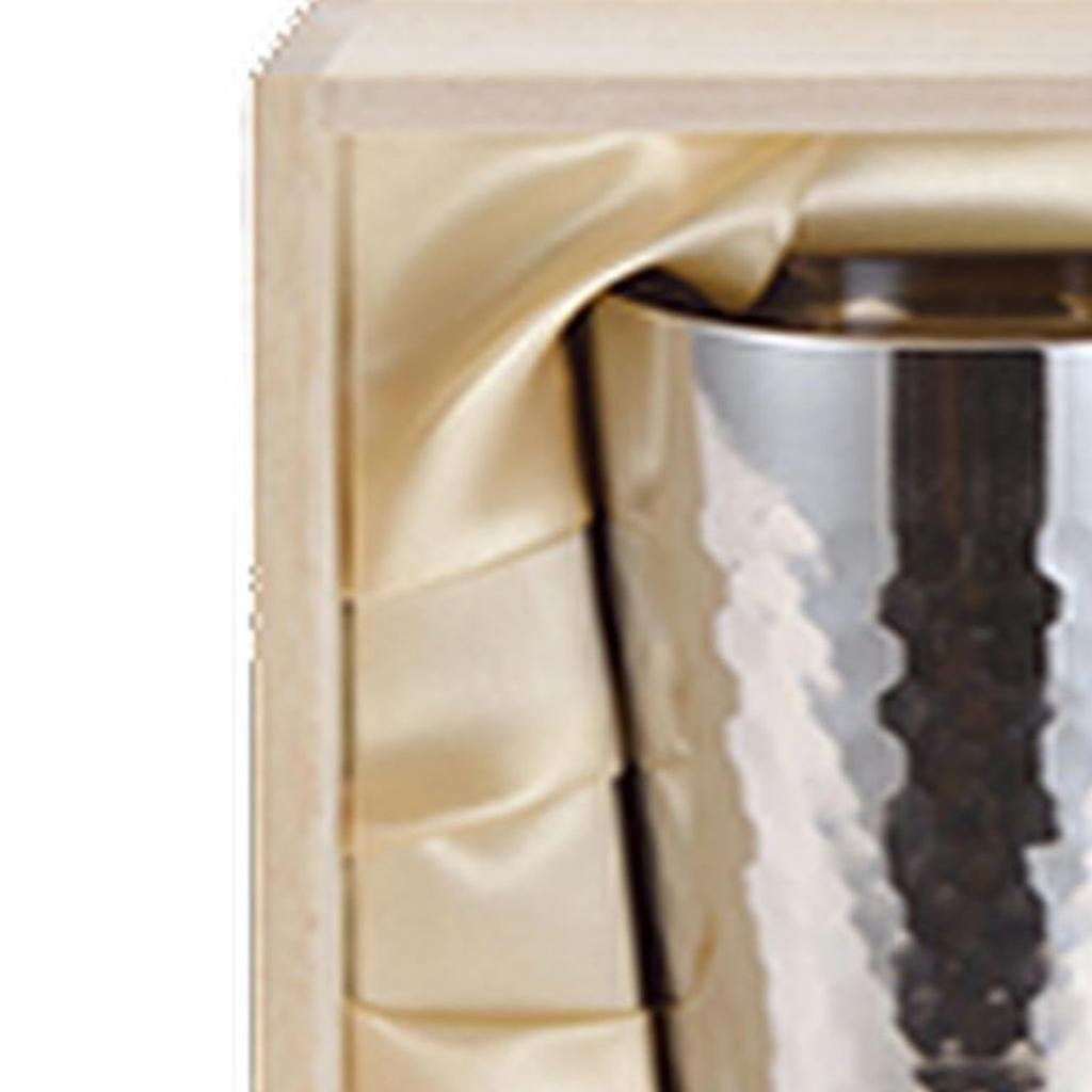 Dvojstěnná nerezová láhev J-kitchens-SimpleBag, Titan, 240 ml, Vyrobeno v Japonsku