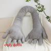 Cuscino Peluche Forma Mano Blu Creativo Divertente Nordico Regalo Per Ragazze e Ragazzi