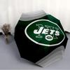 Printed New York Jets logo Folding Umbrella,Outdoor,Leisure,And Travel Umbrella,Durable Umbrella Fabric,Birthday And Holiday Gift