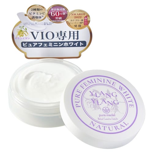 

[Medical Institutions] Moisturizing Cream for Delicate Zones, Pure Medel Pure Feminine White (1 Tube (Ylang Ylang))