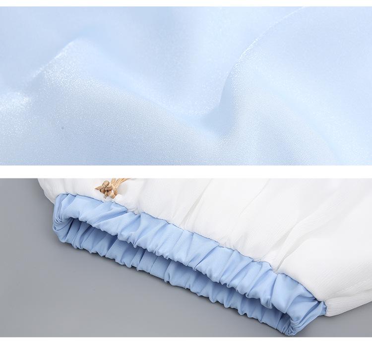 Kids' Hanfu Autumn Performance Costume Set: Tang Suit Robe & Pouch for Boys and Girls (2023)