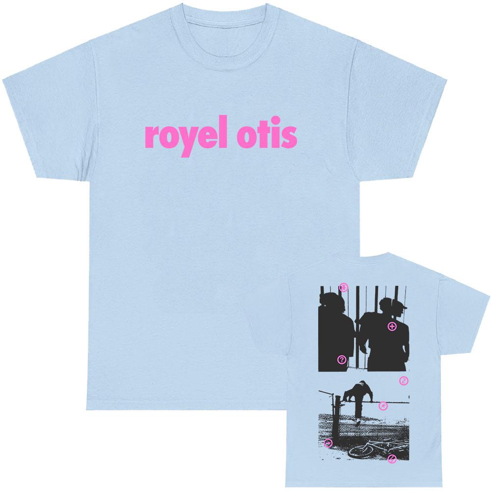 2025 Album Hickey T-shirt Royel Otis Pop Duo Band Tshirts Short Sleeve Summer Unisex Streetwear Casual Fashion Men Women T Shirt