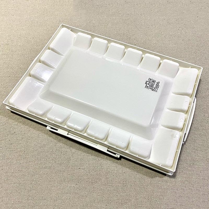 

3pcs/set Large Color Box Closed Watercolor Palette Beginners Art Painting Palette Tools Outdoor Portable Pigment Dispensing Box