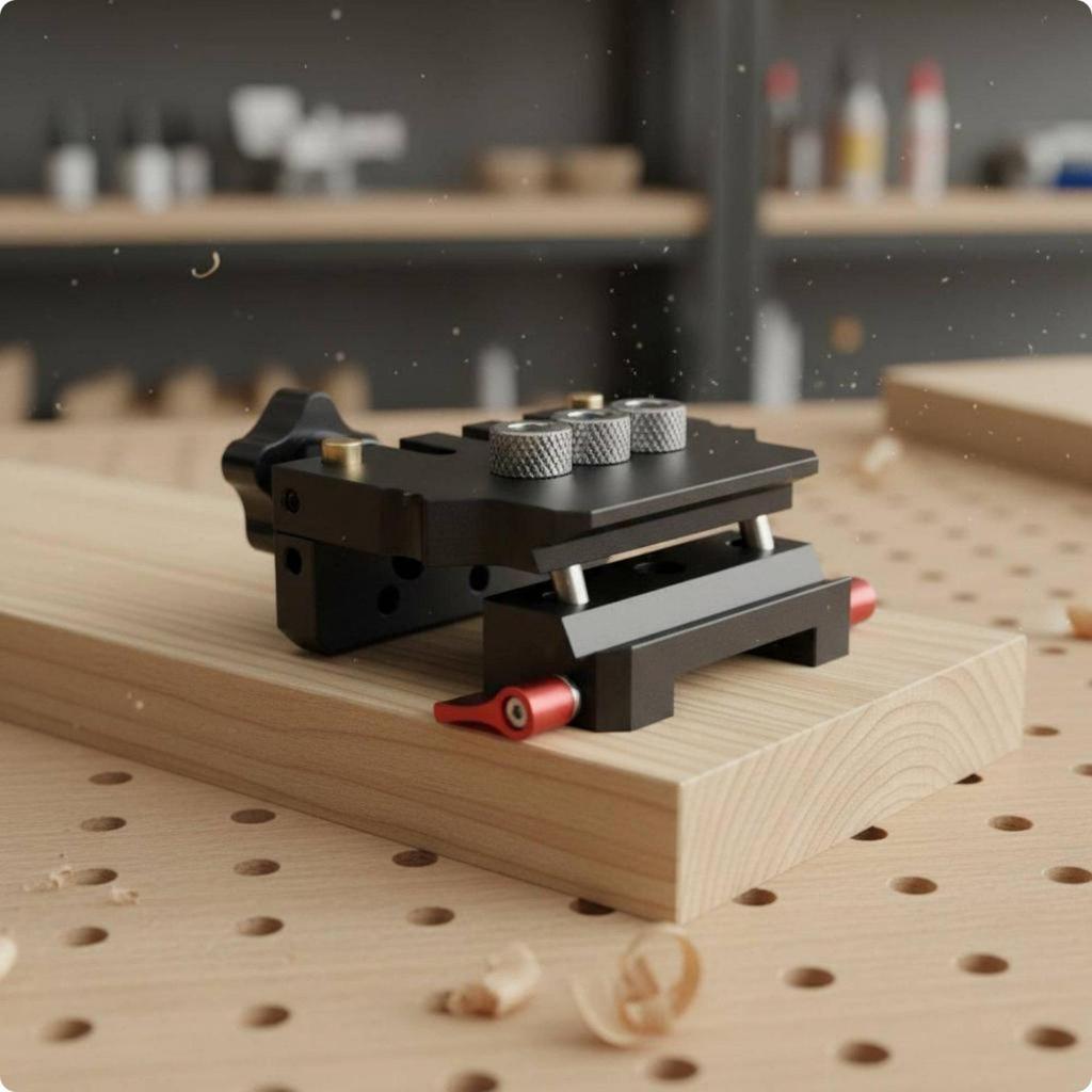 SelfCentering Dowel Jig Aluminum Alloy Self Centering Precision Straight Hole Drill