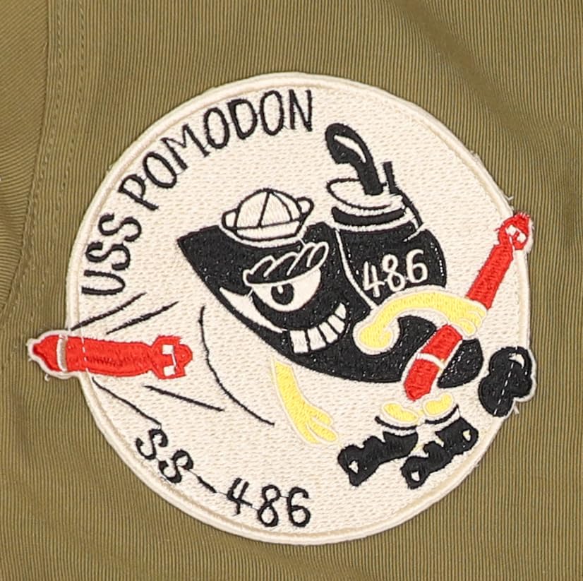 Deck Jacket with US Navy WWII Nakata Shoten [SESSLER] N-1 Patches, Replica, Military, Sessler, (JP, Alphabet, Small)