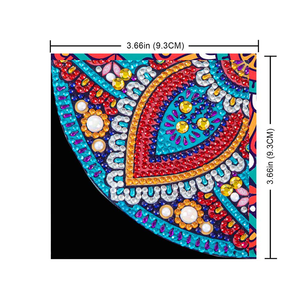 DIY Diamantmalerei Tasche Ecklesezeichen Malbuch Ecken Schutzhülle Schulbedarf Strass Handgefertigte Kunst Dekoration