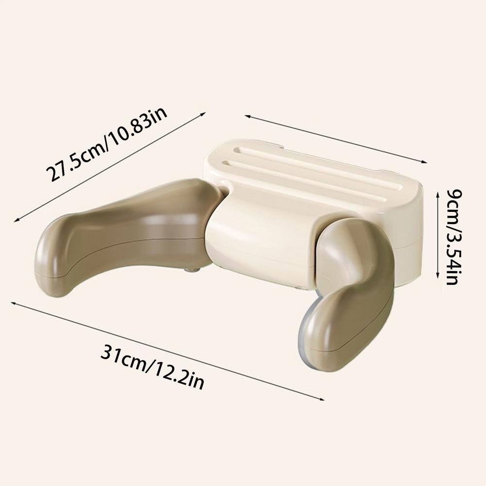 

Baby Standing Bath Anti Slip Baby Bath Support punch-free wall-mounted children s bathing rack for Standing Assistance Bathroom хакі