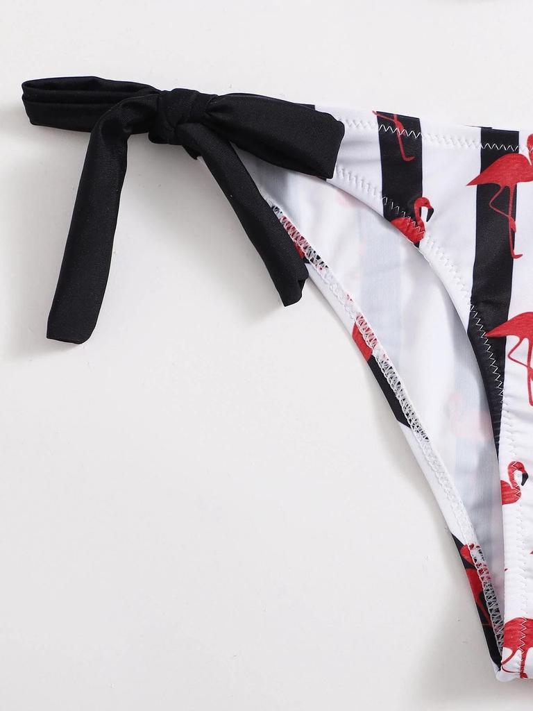 Nuevo Bikini Europeo y Americano de Lazo Dividido: Traje de baño sexy push-up de moda para mujer