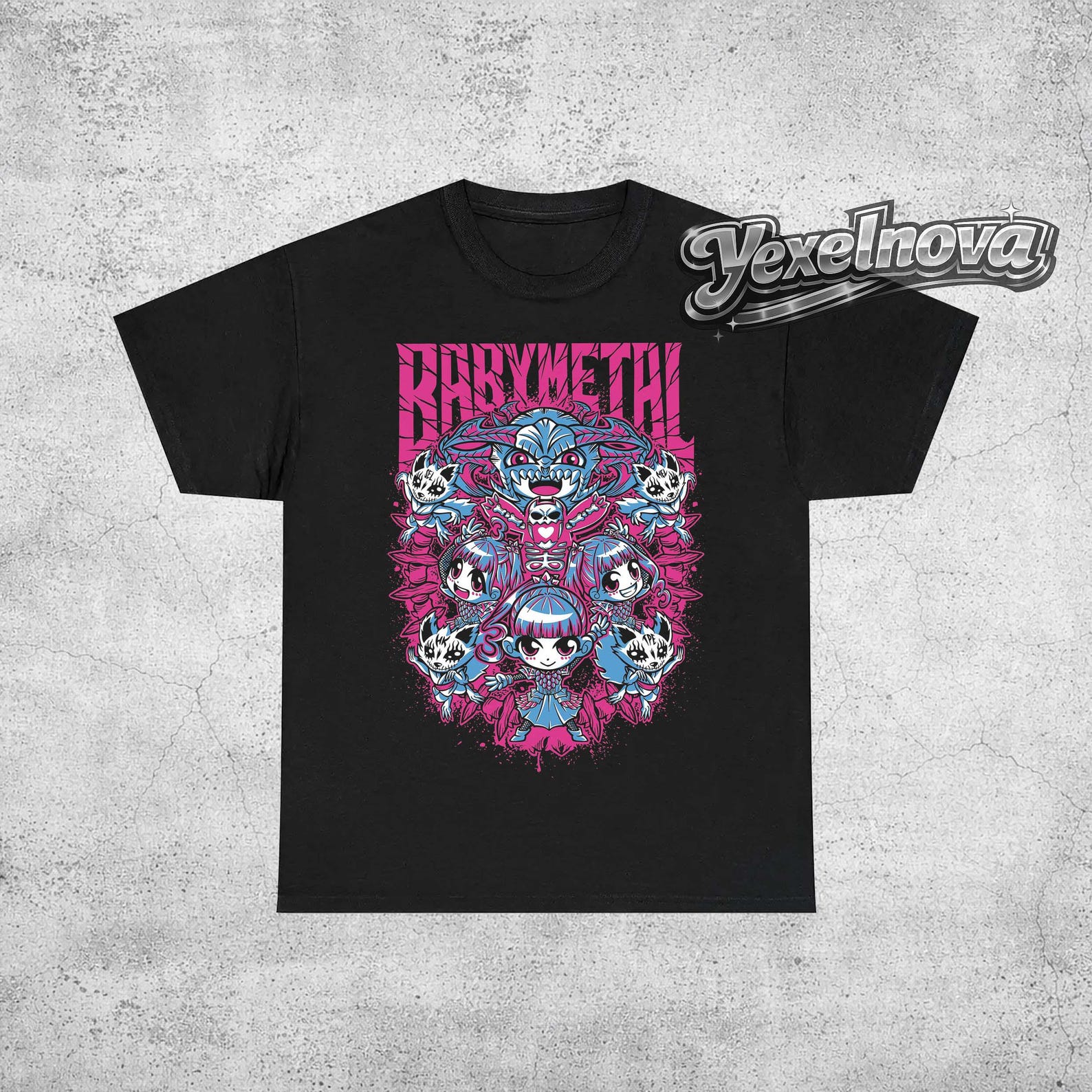 BABYMETAL T-Shirt – Metal Music Unisex Rocker Clothing XL