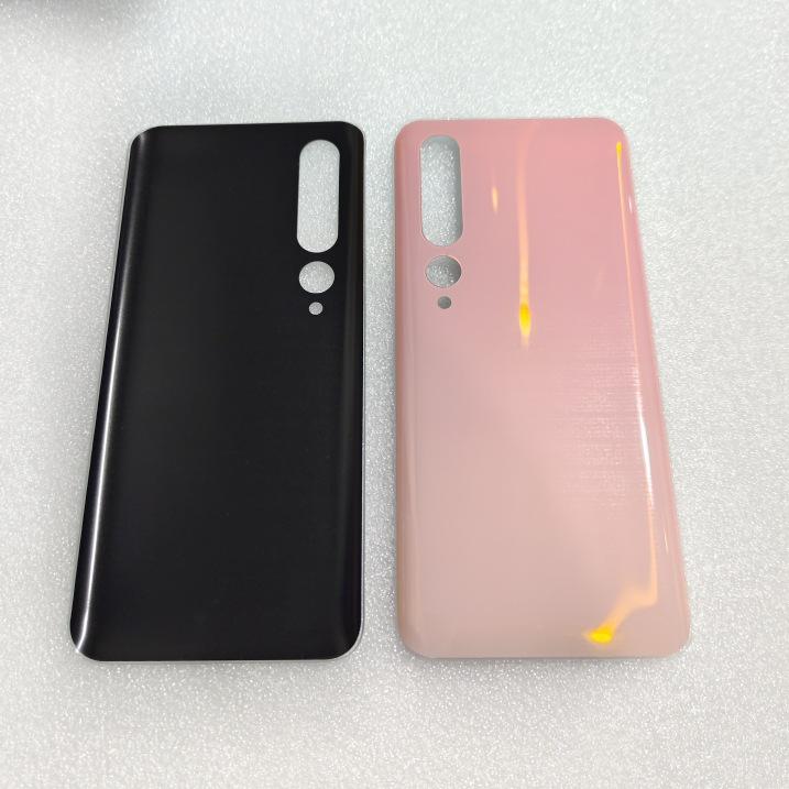 Yibin Glass Back Cover for Xiaomi Mi 10/10 Pro - Battery Case Shell with No Logo