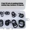 Assorted Scubas Sealing Rings Hardness Waterproof Gaskets for Diving Gear Accessories and Pool Equipment