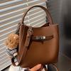 Simple Handbag, Small Carrying Bag, High Appearance Level, Bucket Bag, Commuting and Casual, Single-shoulder Crossbody Bag
