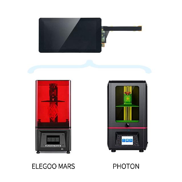 

for Elegoo Mars/Anycubic Photon 3D Printer 5.5 Inches LCD Screen Replacement, Sharp04 SX04 2K LCD Screen with 1440 × 2560 Resolution 1Pc