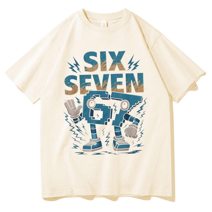 

Six or Seven Interesting Italian Boy Fashion Game Meme Players High-quality Fashion Summer Printed 100% Pure Cotton T-shirts 4XL