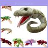 Fantoche de Mão de Lagarto Fofo Brinquedo de Pelúcia Para Crianças Contação de Histórias Réptil Animal de Pelúcia Para Pré-escola e Pais Boneca Cobra Piton Tartaruga)