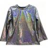 Girls Bright Print Long Sleeve Neck Performance Costume