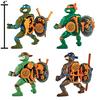 Teenage Mutant Ninja Turtles Playmates Toys Teenage Mutant Ninja Turtles Classic 4-Zoll Schildkröten 4er-Pack Figurenset 81324