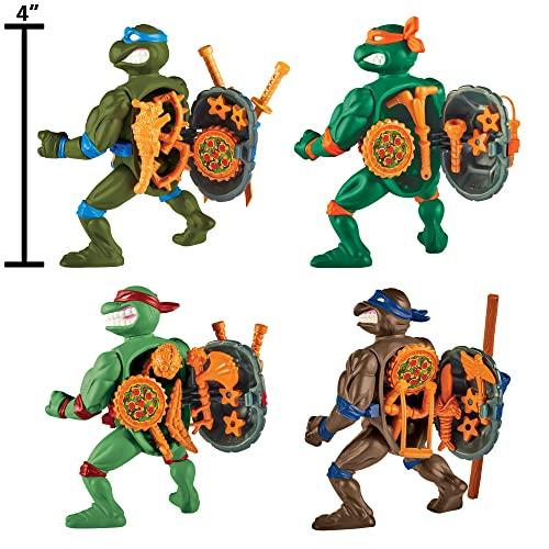 Teenage Mutant Ninja Turtles Playmates Toys Teenage Mutant Ninja Turtles Classic 4-Zoll Schildkröten 4er-Pack Figurenset 81324