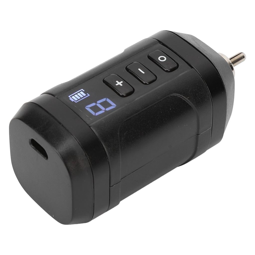 RCA Tattoo Power Supply Cordless USB 1800mAh LCD Speed Adjustable Lightweight Tattoo Pen Battery