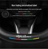 Carbon Fiber & Alcantara Leather Steering Wheel Cover for Alfa Romeo Stelvio, Stanway, Giulia, Juliet