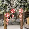 30Pcs Christmas Candy Hanging Embellishments Sweet Candy Pendant Stylish Christmas Tree Adornment
