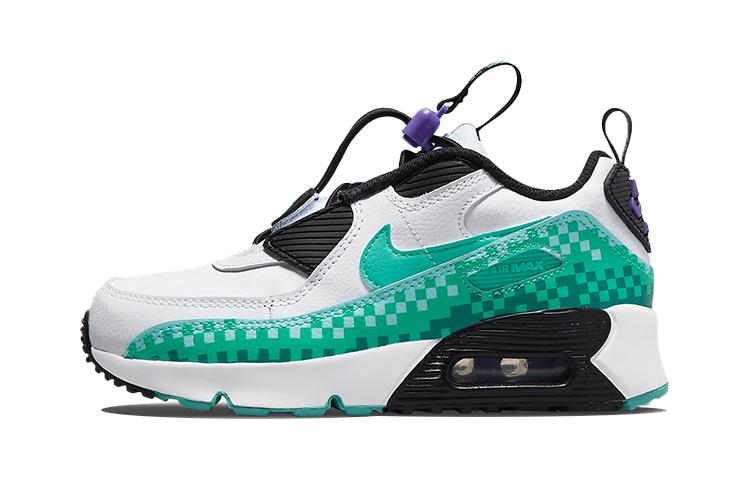 

Nike Air Max 90 Toggle SE Kids Lifestyle Shoes White Green Children Aged 3 7 Years Old DN3264-100 35