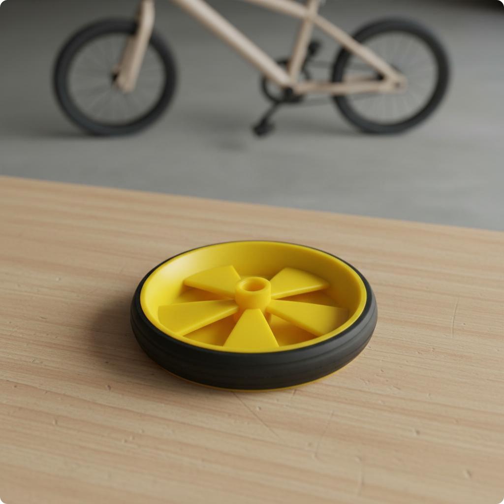 Kids Bike Training Wheels Wear-Resistant Children's Two-Wheeler Side Wheels Slip-resistantSlip Quiet Experience for Beginners