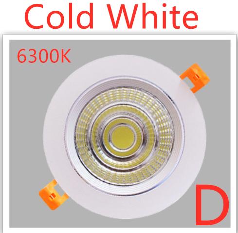 LED Downlight Dimmable Lamp iling  3w 5w 7W 12w 15w 20w  30w 40w Cob Led Spot 220V/110V iling Ressed round panel light