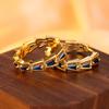Exaggerated Ladder Square Circle Personality Versatile Trendy Ear Buckle Design Sense Trendy Personality Jewelry and Accessories