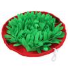 Dog Sniffing Pad Prevent Slip Boredom Relief Interactive Adjustable Pet Feeding Snuffle Bowl Mat for Puppy CatsRed