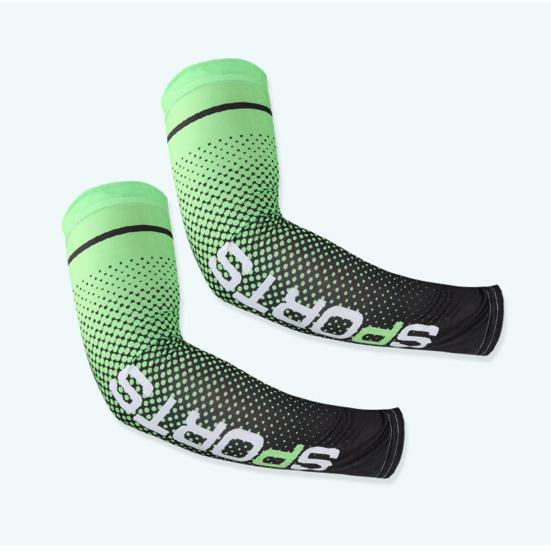 1 Pair Comfortable Sports Sleeves Good Skin-touch Efficient Thermal Insulation Anti-UV Printing Ice Sleeves Riding Accessories