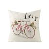 Valentine's Day Pillowcase Linen Print Home Living Room Sofa Cushion Cover Bedroom Bedside Pillowcase