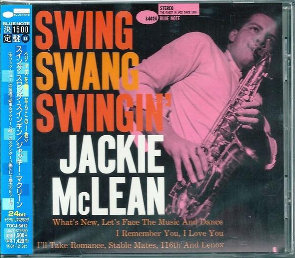 

CD JACKIE MCLEAN - Swing, Swang, Swingin TOCJ6412 Blue Note 2004 Japan Obi Jazz