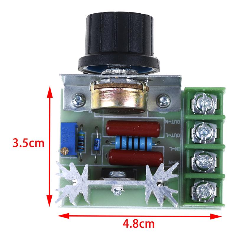 2000W Speed Controller Adjustable Scr Motor Speed Regulator Governor