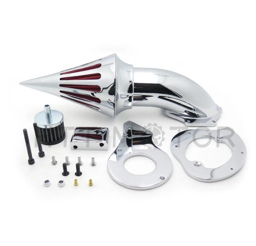 For Honda Shadow 600 VLX600 1999-2019 Spike Air Cleaner Kits Intake Filter Chromed Aftermarket Motorcycle Parts