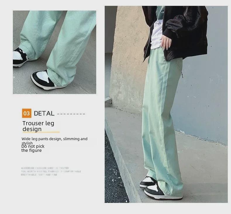 Women's High-Waist Wide-Leg Jeans - Autumn/Winter Casual Vibe