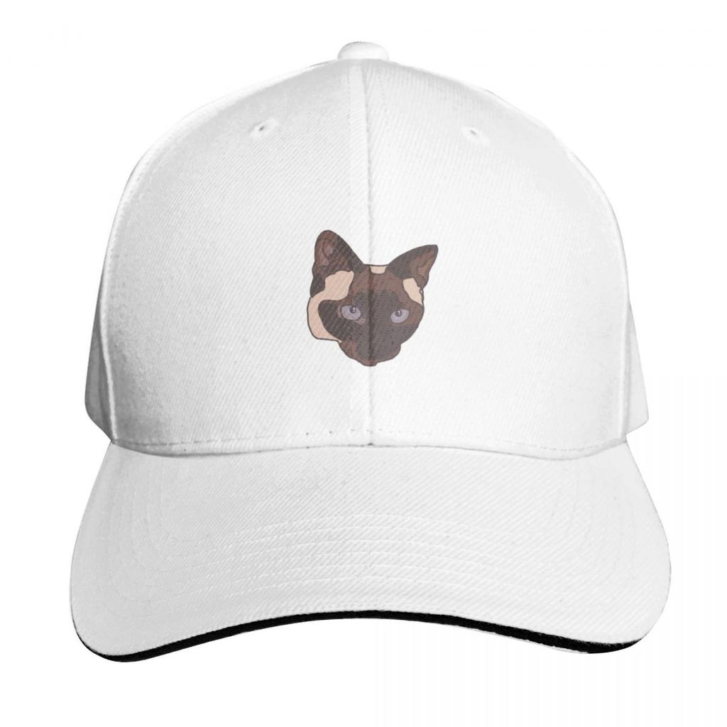 Siamese Cat Pippa Cartoon Baseball Cap Party Hat Uv Protection Solar Hat Beach Hat Unisex Elegant Womens Hats Unisexs