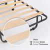 The White Stone Lit pliant avec matelas 80x190 cm en waterfoam | Lit pliable 