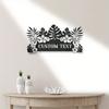 Personalized Retro Metal Tiki Bar Sign Hawaiian Vibes Custom Text Wall Decor
