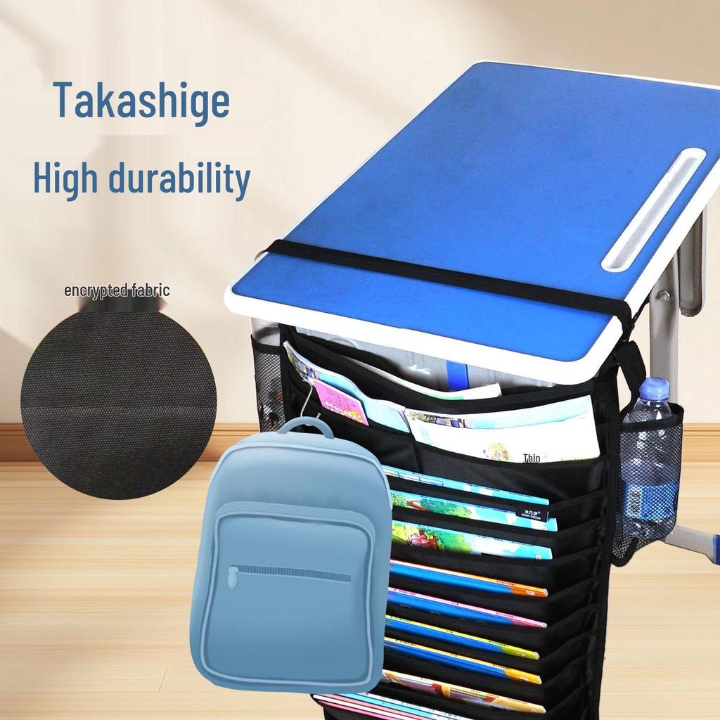 Office Desktop Hanging Book Storage Bag for Students