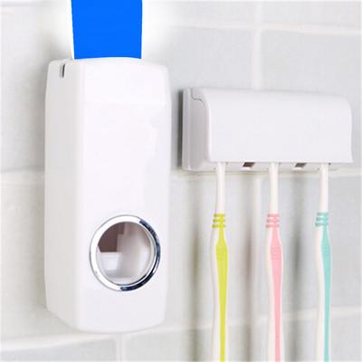 Kunststoff Badezimmer Automatischer Zahnpastaspender Zahnbürstenhalter