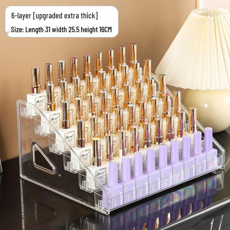 Acrylic Multi-layer Nail Polish Display and Storage Rack